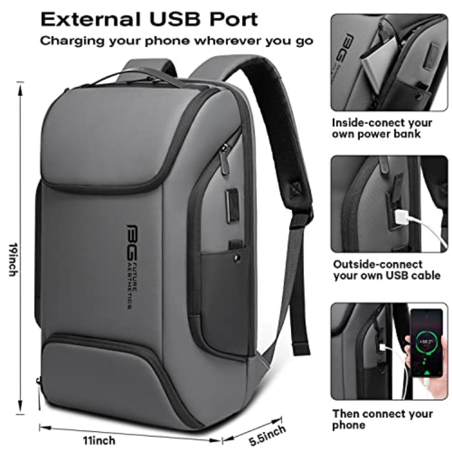 Business Laptop Smart backpack - Laptop Backpack 15.6 บทวิจารณ์และราคา