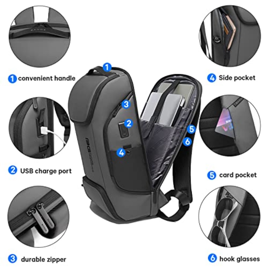 Business Laptop Smart backpack - Laptop Backpack 15.6 บทวิจารณ์และราคา