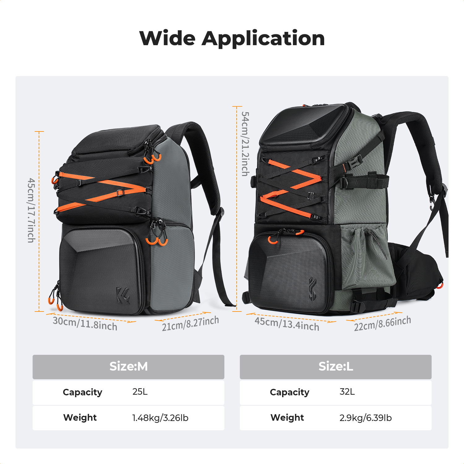 K&F CONCEPT 25L Outdoor Camera - Rain Cover Backpack บทวิจารณ์และราคา