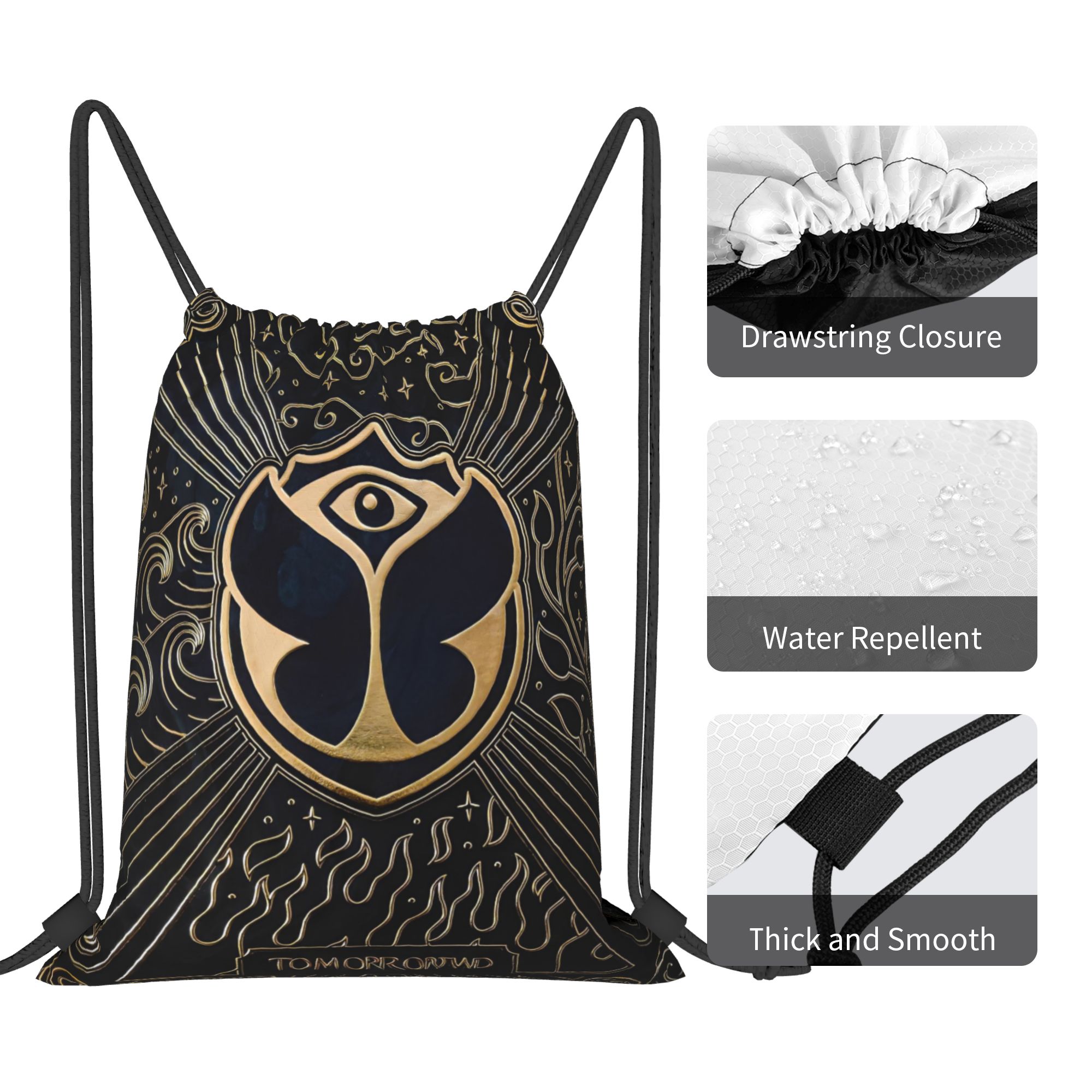 Tomorrowlands  Drawstring Back - Drawstring Gym Bag บทวิจารณ์และราคา