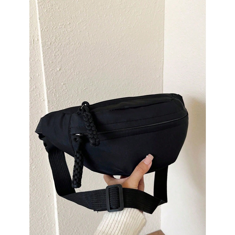 Large Capacity Nylon Chest Bag - Sling Backpack Shoulder บทวิจารณ์และราคา