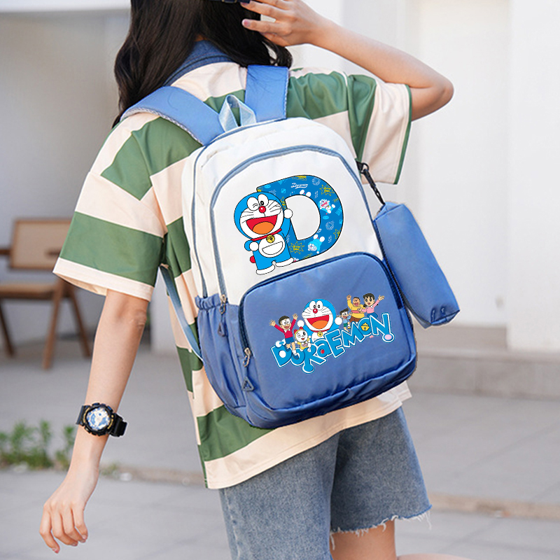 Doraemon Boy Girl School Bag P - School Backpack Teen บทวิจารณ์และราคา