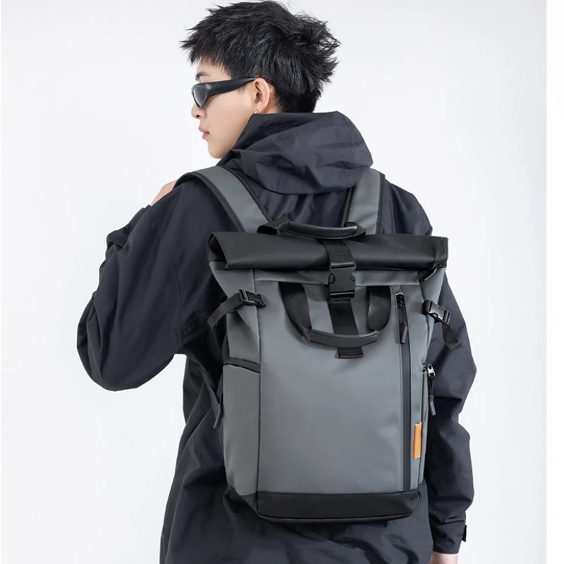 Unisex Fashionable Minimalist  - Canvas Backpack Casual บทวิจารณ์และราคา