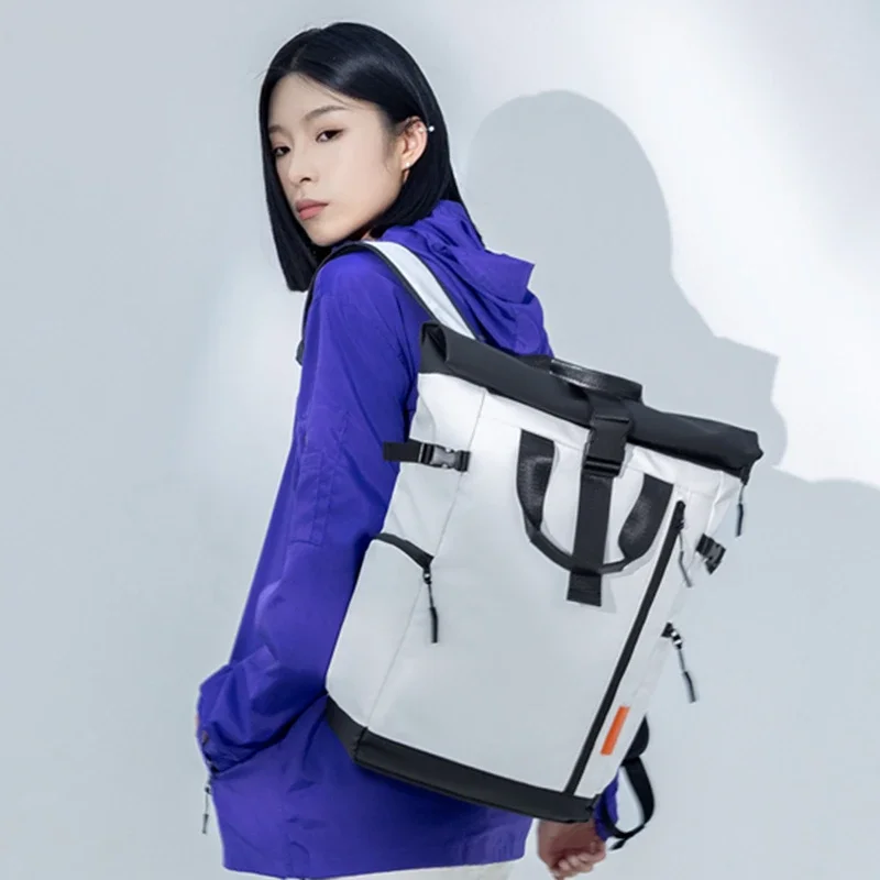 Unisex Fashionable Minimalist  - Canvas Backpack Casual บทวิจารณ์และราคา