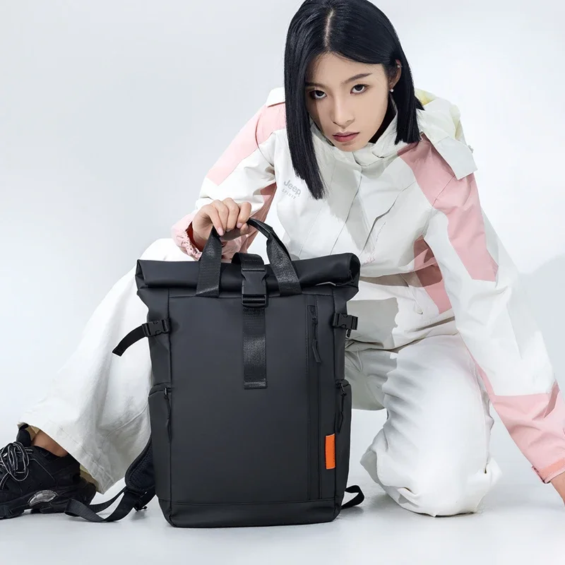 Unisex Fashionable Minimalist  - Canvas Backpack Casual บทวิจารณ์และราคา