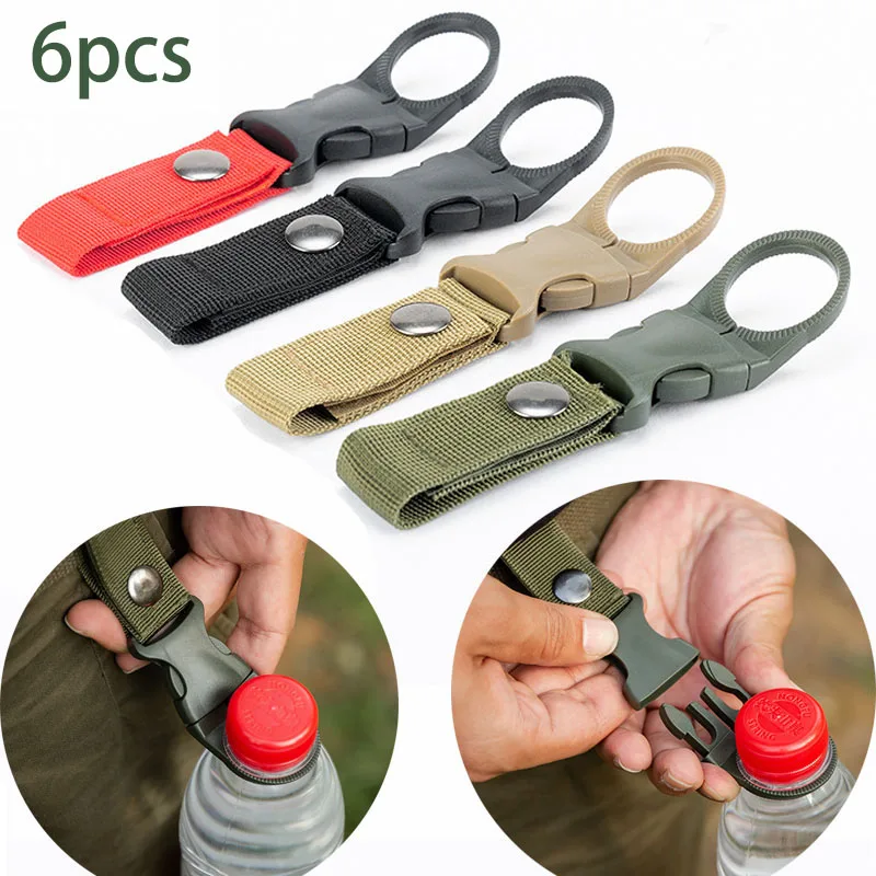 6pcs Camping Webbing Buckle Ho - Rucksack Military Style บทวิจารณ์และราคา