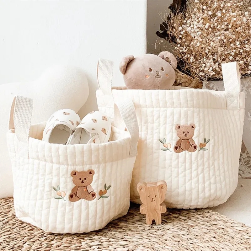 INS Baby Bags Cute Bear Embroi - Backpack Diaper Bag บทวิจารณ์และราคา