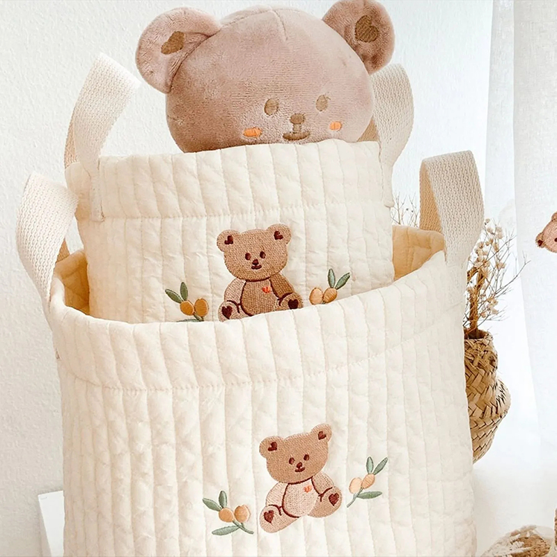 INS Baby Bags Cute Bear Embroi - Backpack Diaper Bag บทวิจารณ์และราคา