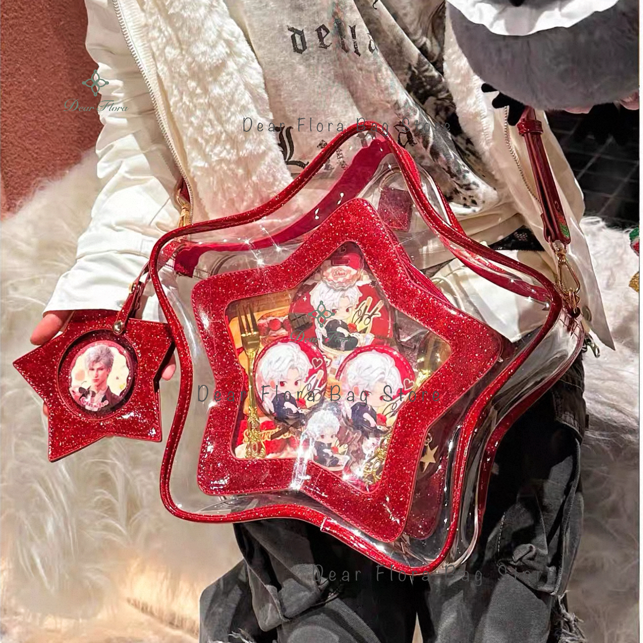 Y2K Cute Bling Star Ita Crossb - Mini Backpack Purse บทวิจารณ์และราคา