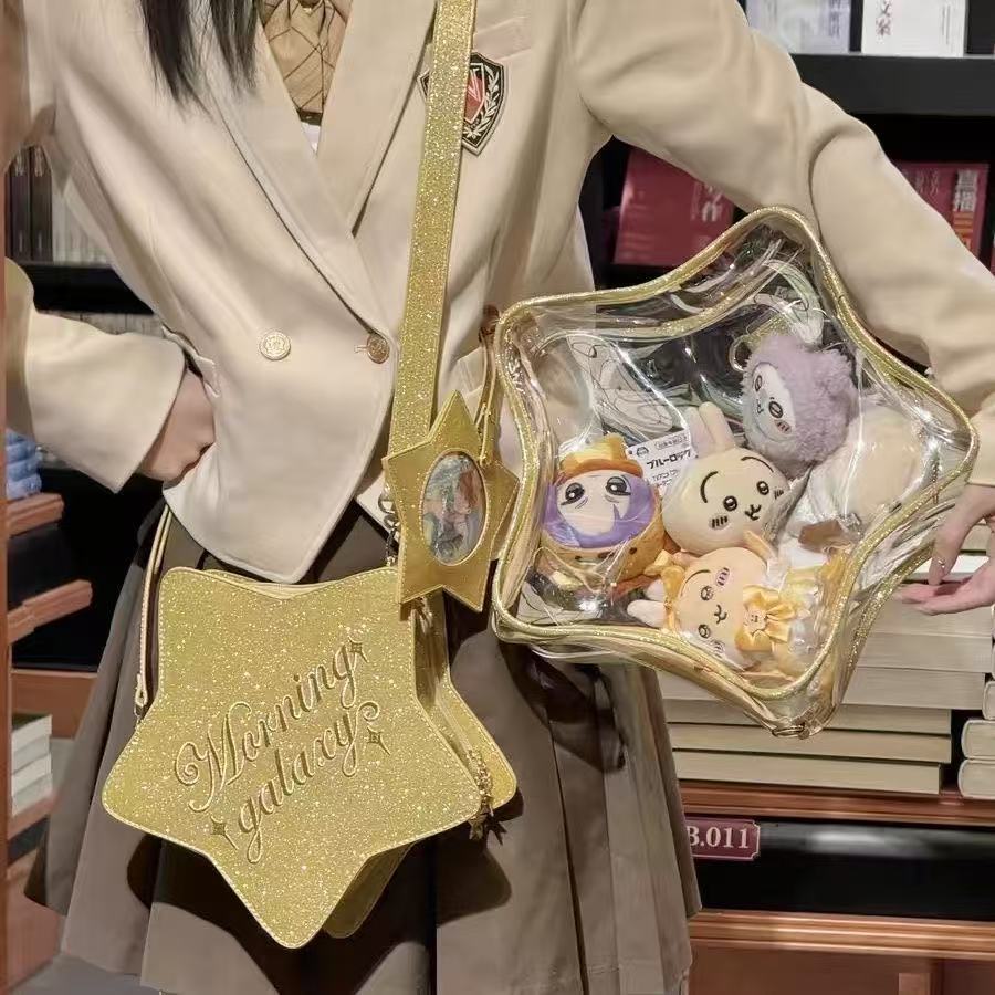 Y2K Cute Bling Star Ita Crossb - Mini Backpack Purse บทวิจารณ์และราคา
