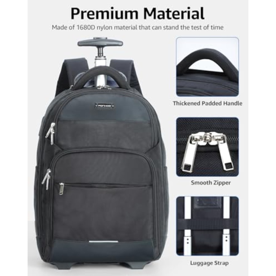 Rolling Backpack 30L Travel La - Laptop Backpack 15.6 บทวิจารณ์และราคา
