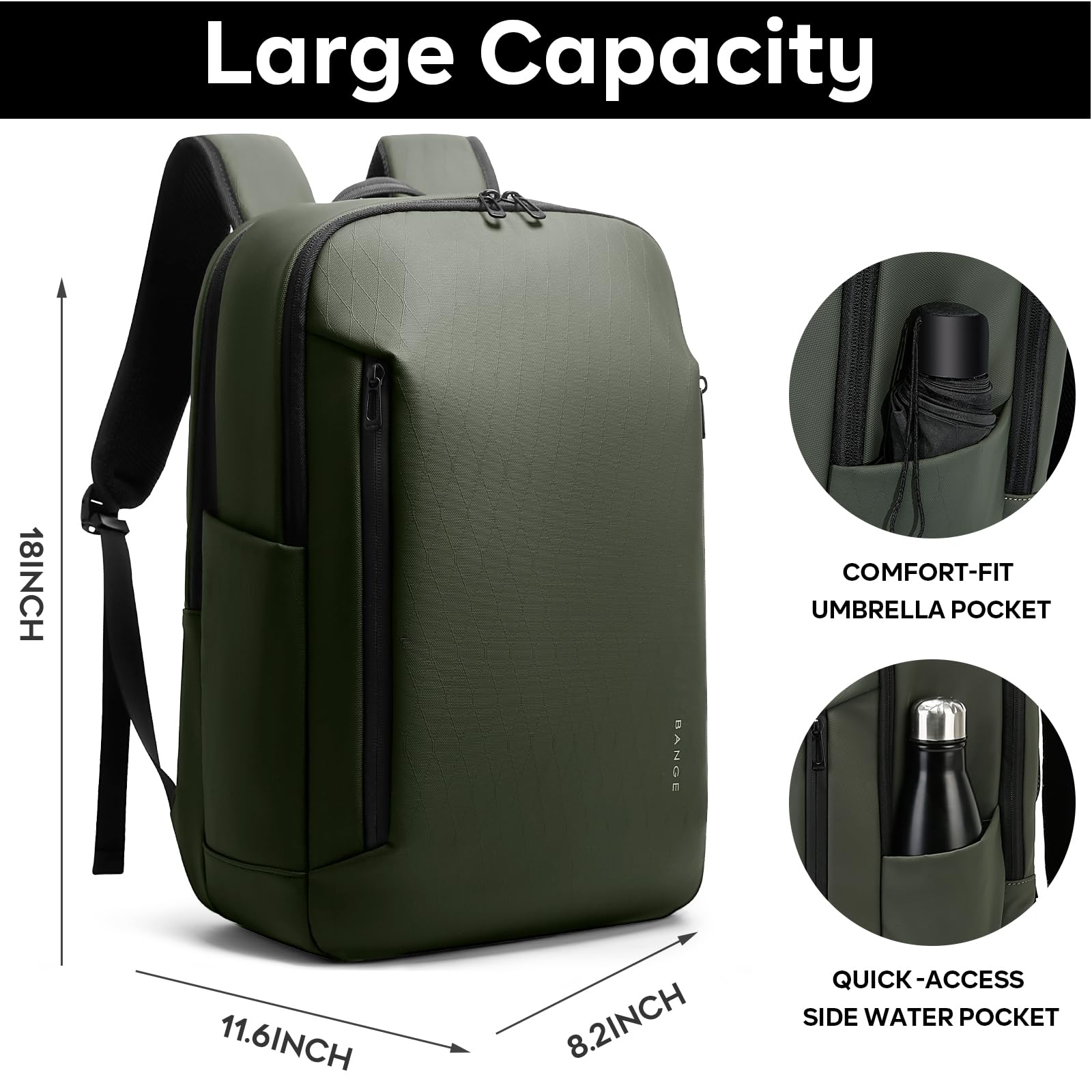 BANGE Fashion Simple Design Wo - Travel Backpack Anti Theft บทวิจารณ์และราคา