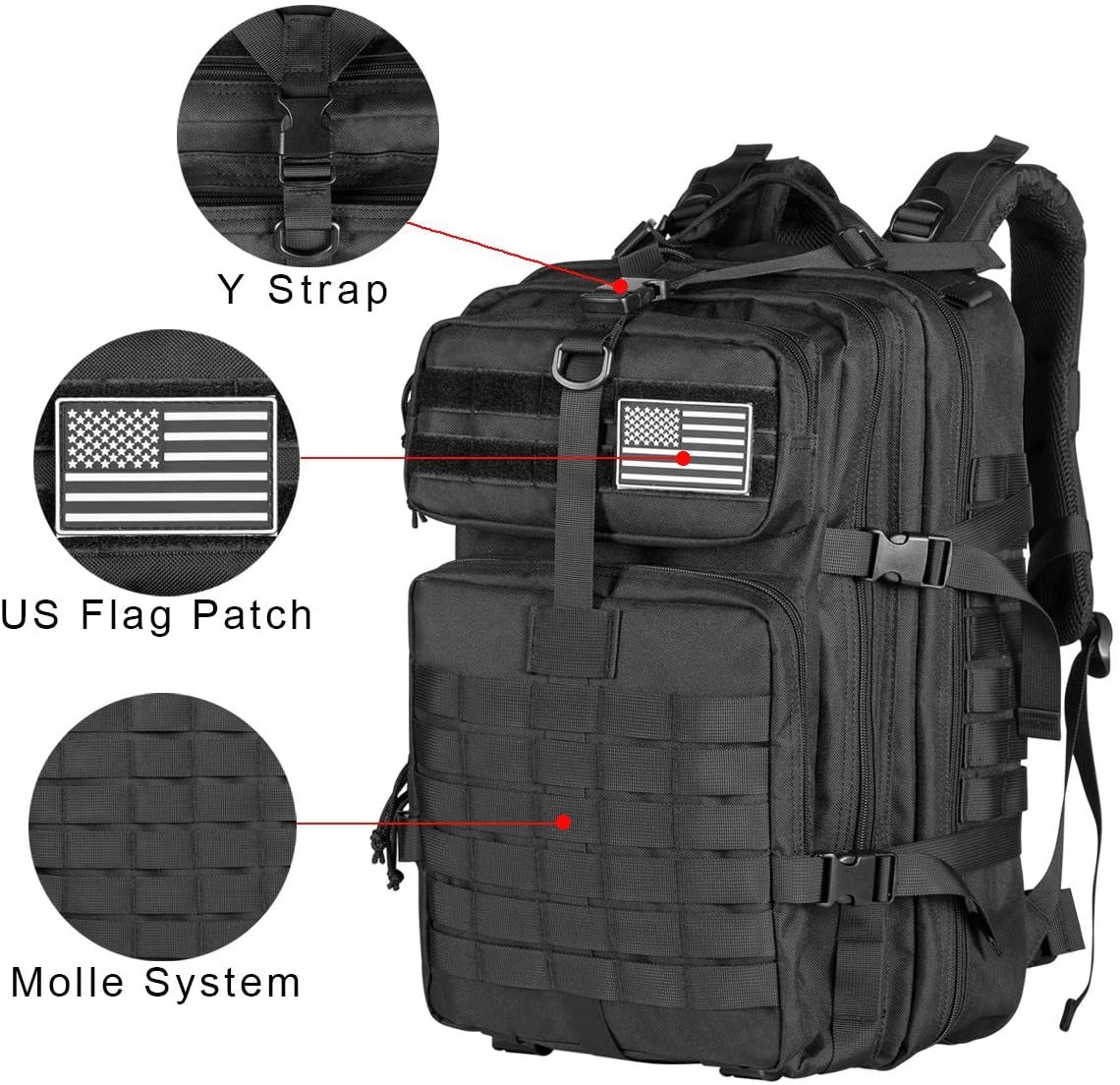 AA 60L Army Military Tactical  - Rucksack Military Style บทวิจารณ์และราคา