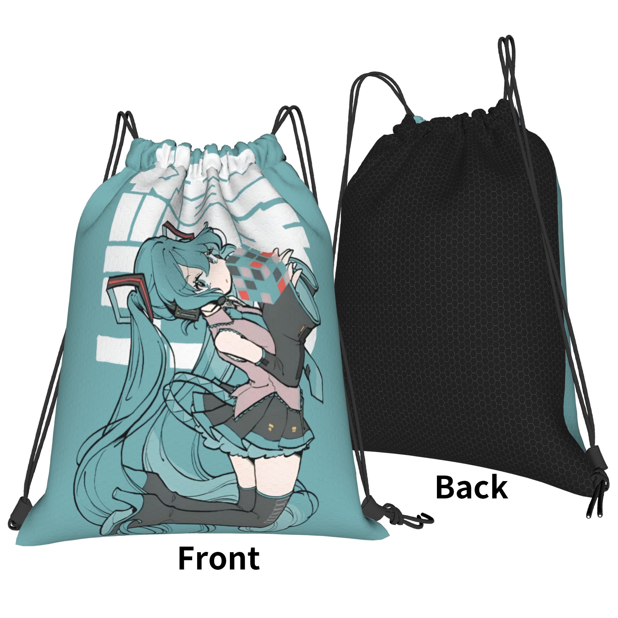 Custom H-Hatsunes Drawstring B - Drawstring Gym Bag บทวิจารณ์และราคา