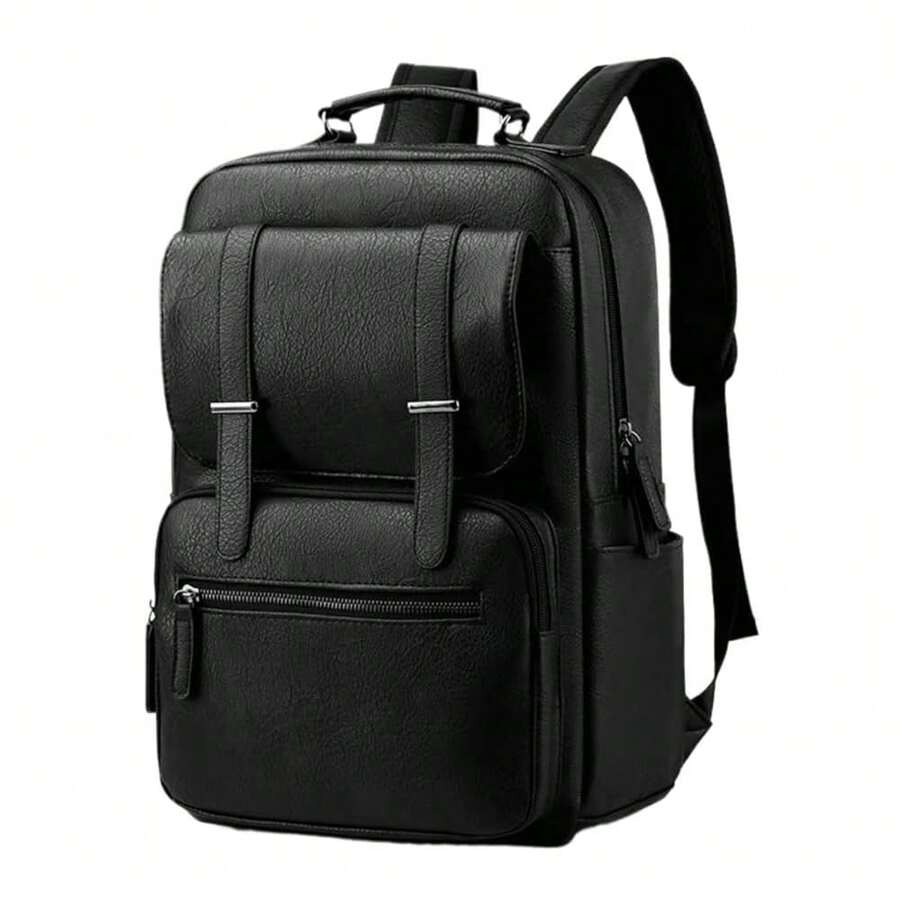 PU Leather Backpack For Men An - Leather Backpack Vintage บทวิจารณ์และราคา