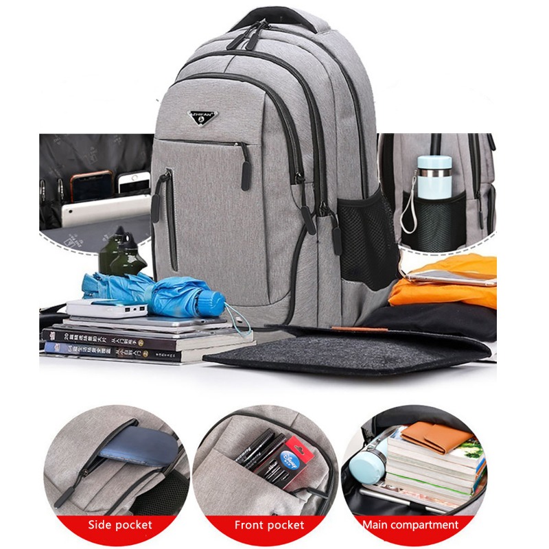 Large Capacity Backpack Men La - School Backpack Teen บทวิจารณ์และราคา