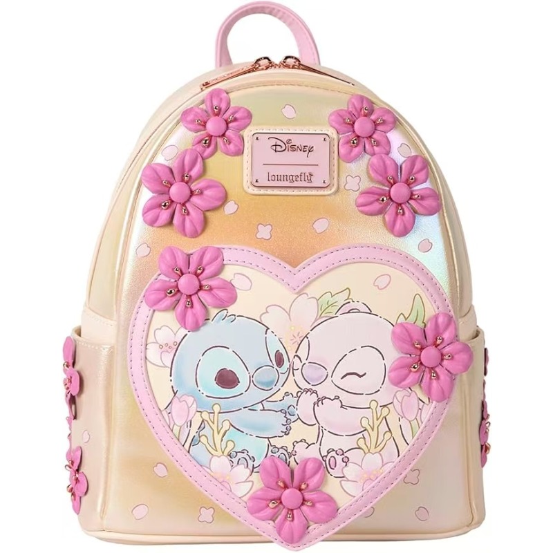 Stitch & Angel Cherry Blossom  - Mini Backpack Purse บทวิจารณ์และราคา