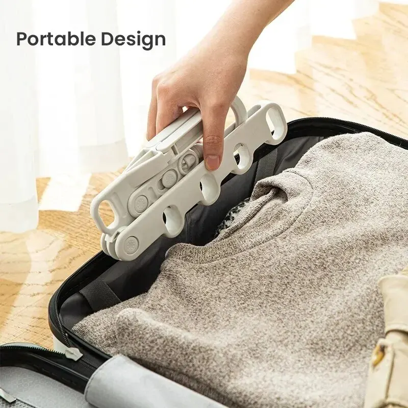 5-Hole Portable Clothes Hanger - Foldable Backpack Small บทวิจารณ์และราคา