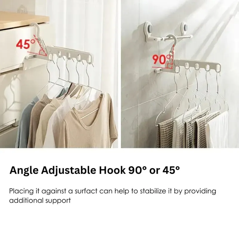 5-Hole Portable Clothes Hanger - Foldable Backpack Small บทวิจารณ์และราคา