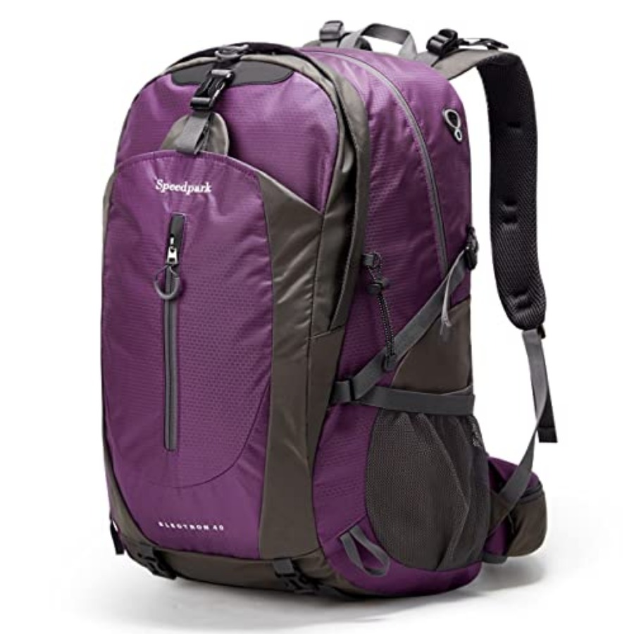 Hiking Backpack 40L Waterproof - Rain Cover Backpack บทวิจารณ์และราคา