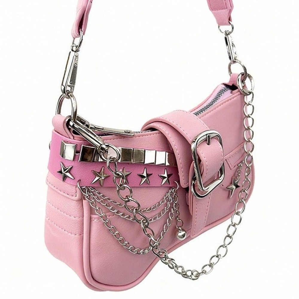 Vintage Y2K Shoulder Bag PU Le - Leather Backpack Vintage บทวิจารณ์และราคา