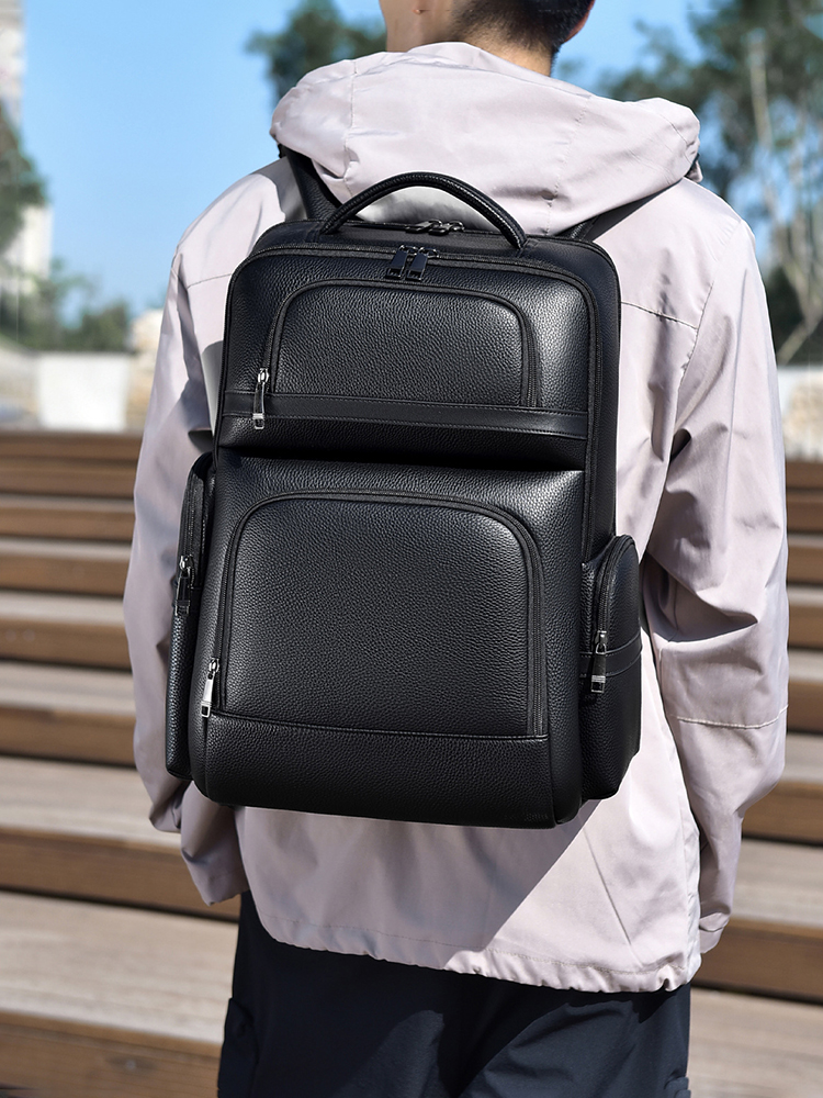 Men's Fashion Backpack PU Leat - Laptop Backpack 15.6 บทวิจารณ์และราคา