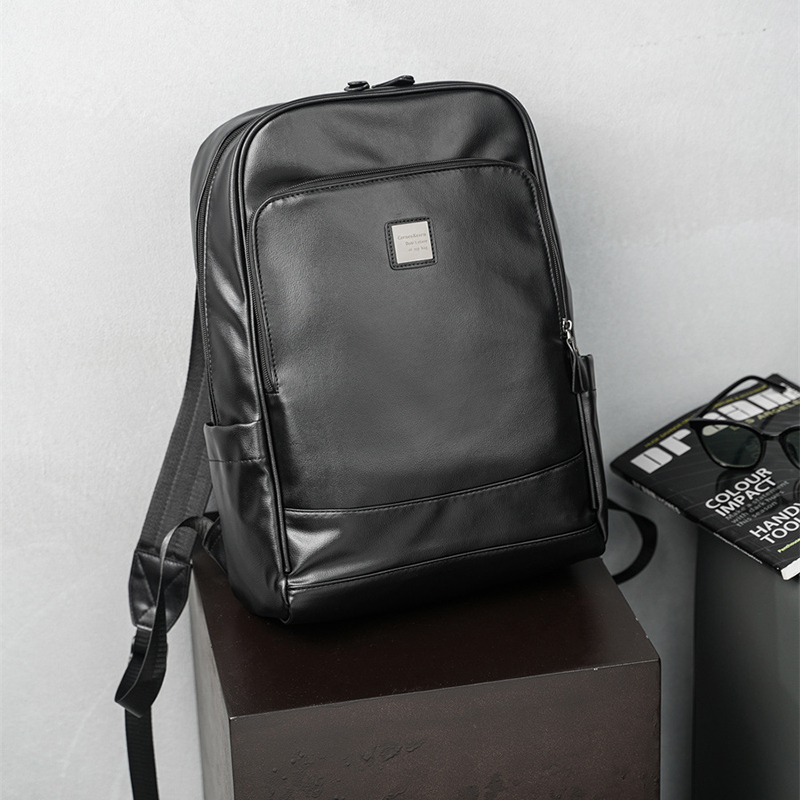Man's PU Leather Backpack Exec - Leather Backpack Vintage บทวิจารณ์และราคา
