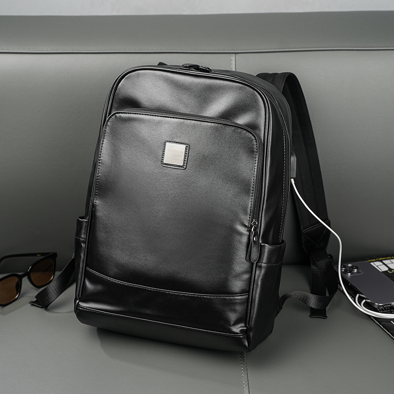 Man's PU Leather Backpack Exec - Leather Backpack Vintage บทวิจารณ์และราคา