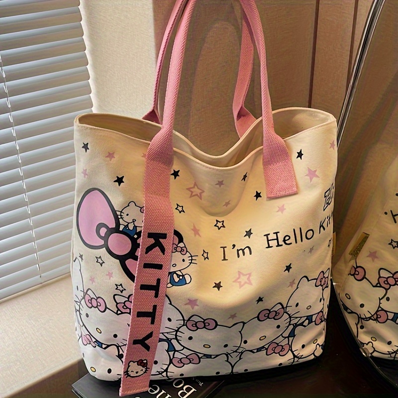 Hello Kitty Large Capacity Sho - Canvas Backpack Casual บทวิจารณ์และราคา