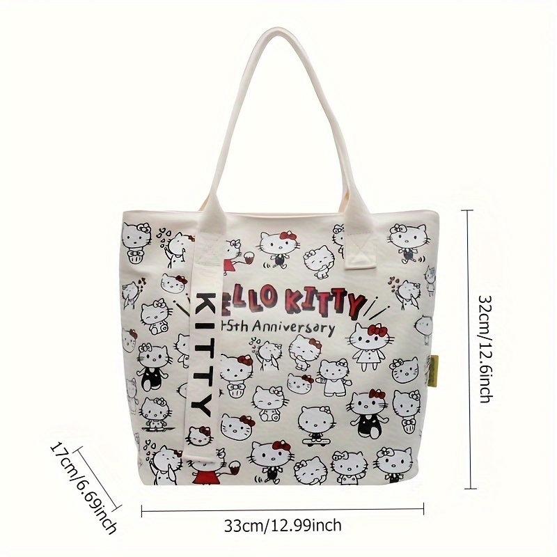 Hello Kitty Large Capacity Sho - Canvas Backpack Casual บทวิจารณ์และราคา
