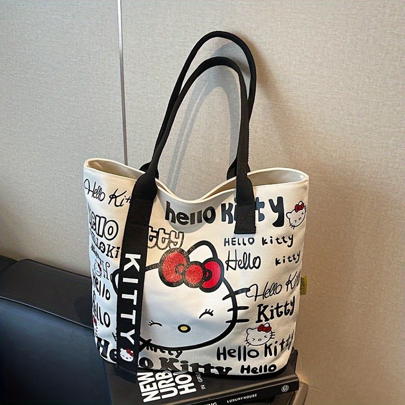 Hello Kitty Large Capacity Sho - Canvas Backpack Casual บทวิจารณ์และราคา