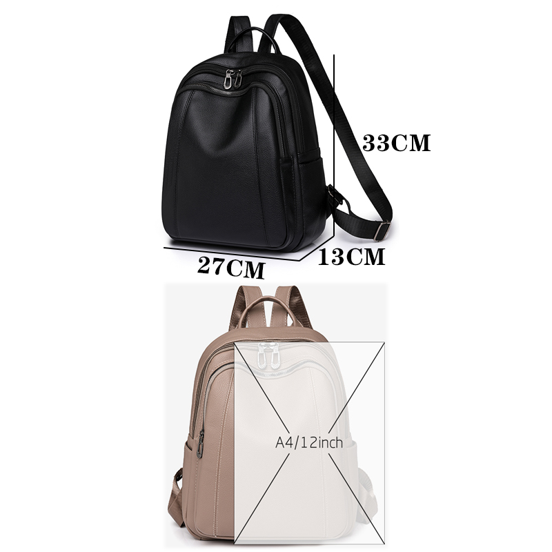 High Quality Leather Backpack  - Leather Backpack Vintage บทวิจารณ์และราคา