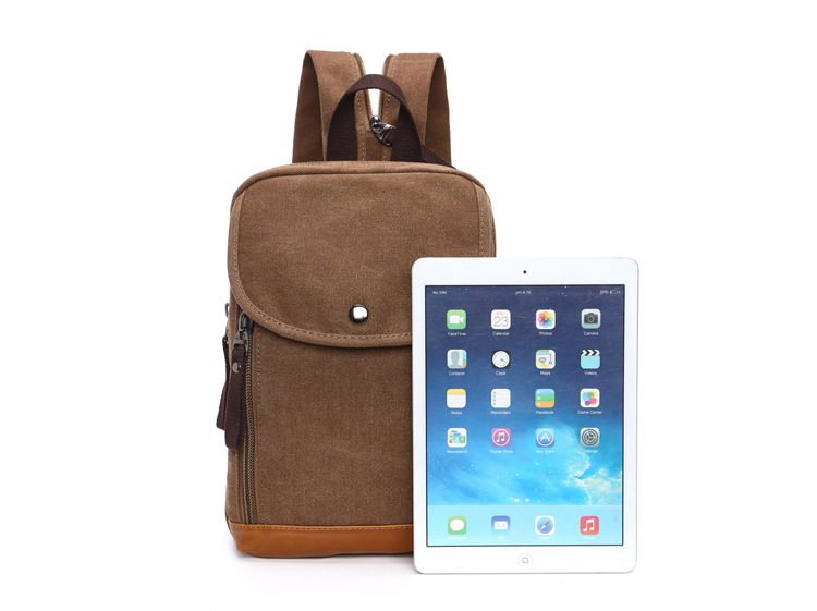 Men's Canvas Mini Backpack Men - Sling Backpack Shoulder บทวิจารณ์และราคา