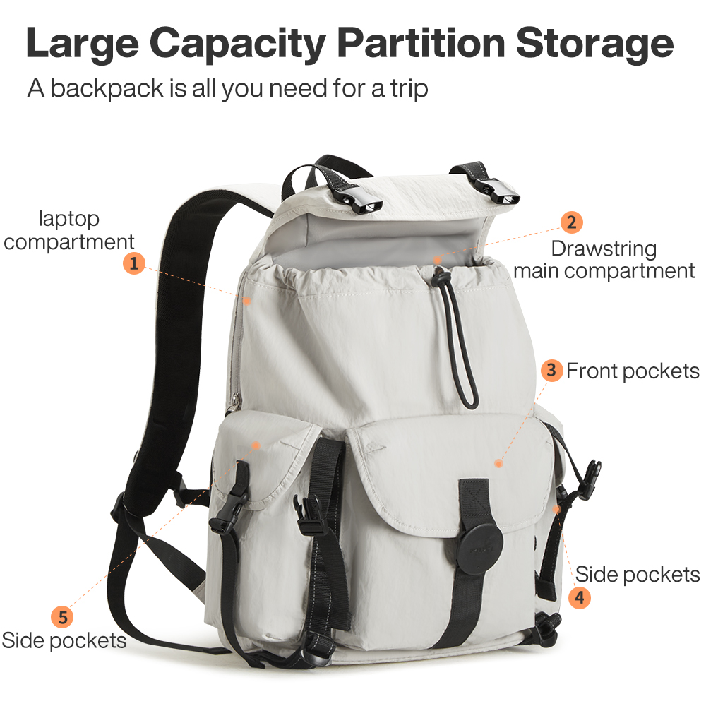 Mixi Travel Backpack 18 Inch C - Hiking Backpack Waterproof บทวิจารณ์และราคา