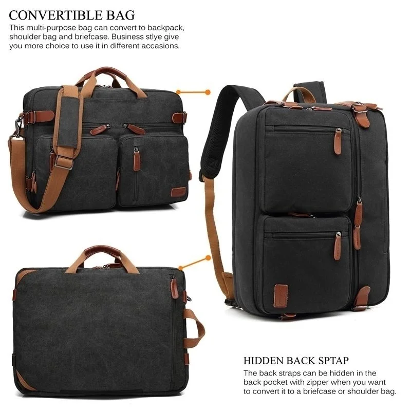 Men's 15.6-17.3 Inch Convertib - Laptop Backpack 15.6 บทวิจารณ์และราคา