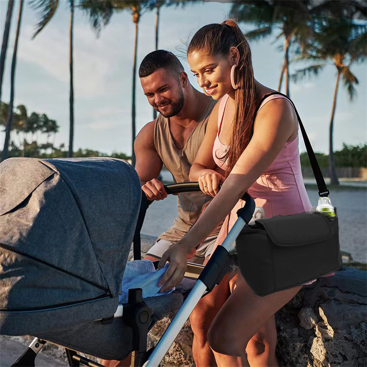 Baby stroller storage and stor - Backpack Diaper Bag บทวิจารณ์และราคา