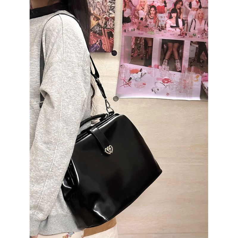 Vintage Black Y2k Mochila Wome - Leather Backpack Vintage บทวิจารณ์และราคา