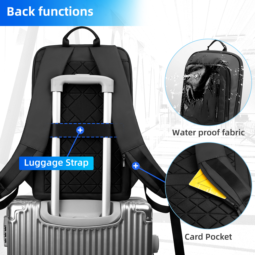 HK Slim Business Backpack for  - Laptop Backpack 15.6 บทวิจารณ์และราคา