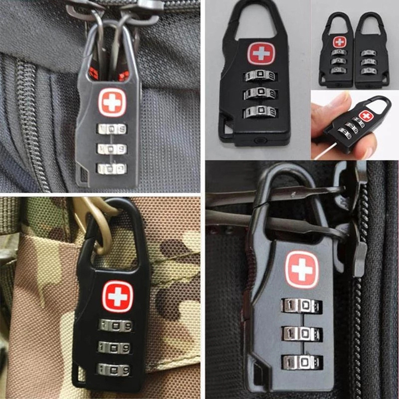 Mini Lock Outdoor small locks  - Backpack Lock Combo บทวิจารณ์และราคา