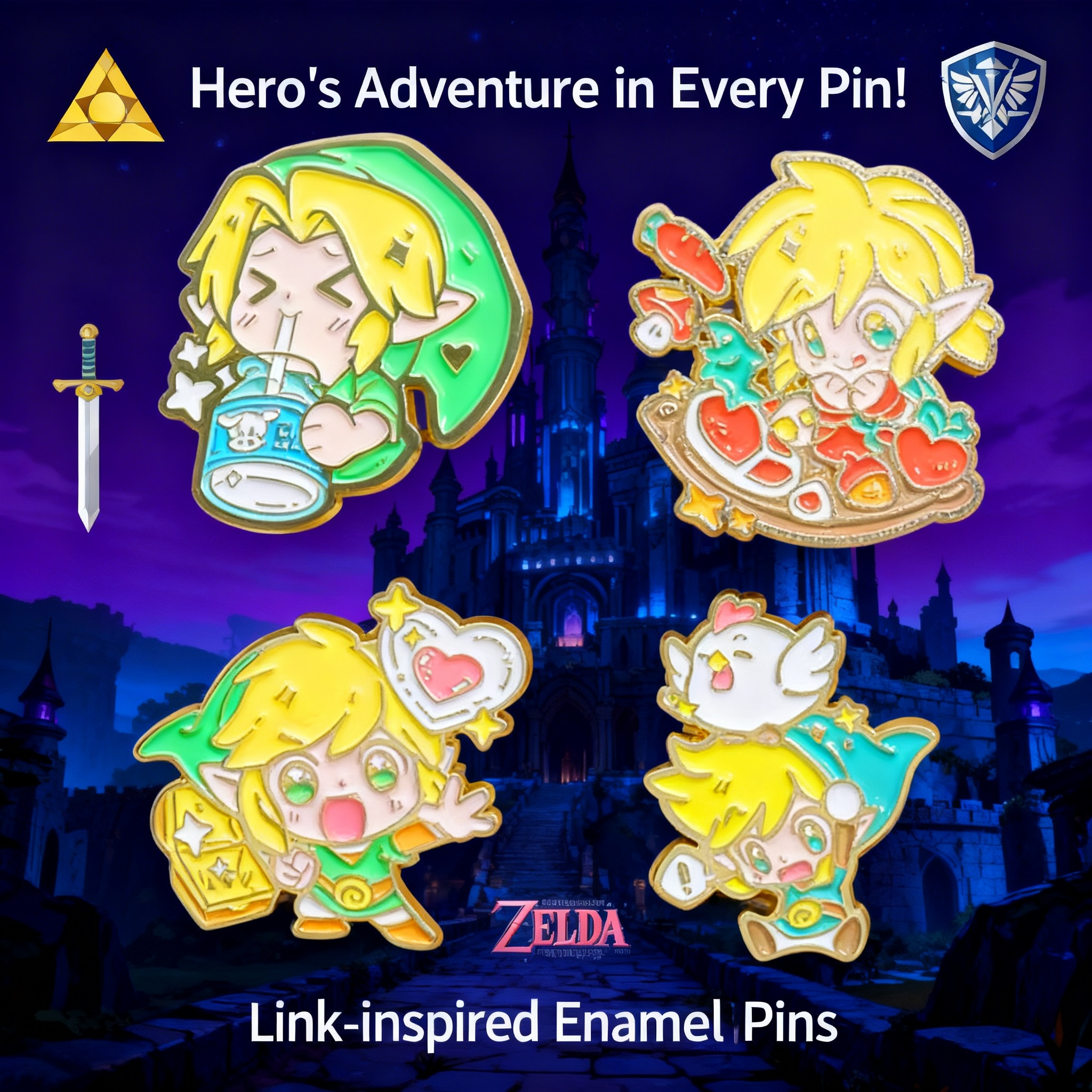 Adventure Game Badges Enamel P - Fashion Backpack Women บทวิจารณ์และราคา