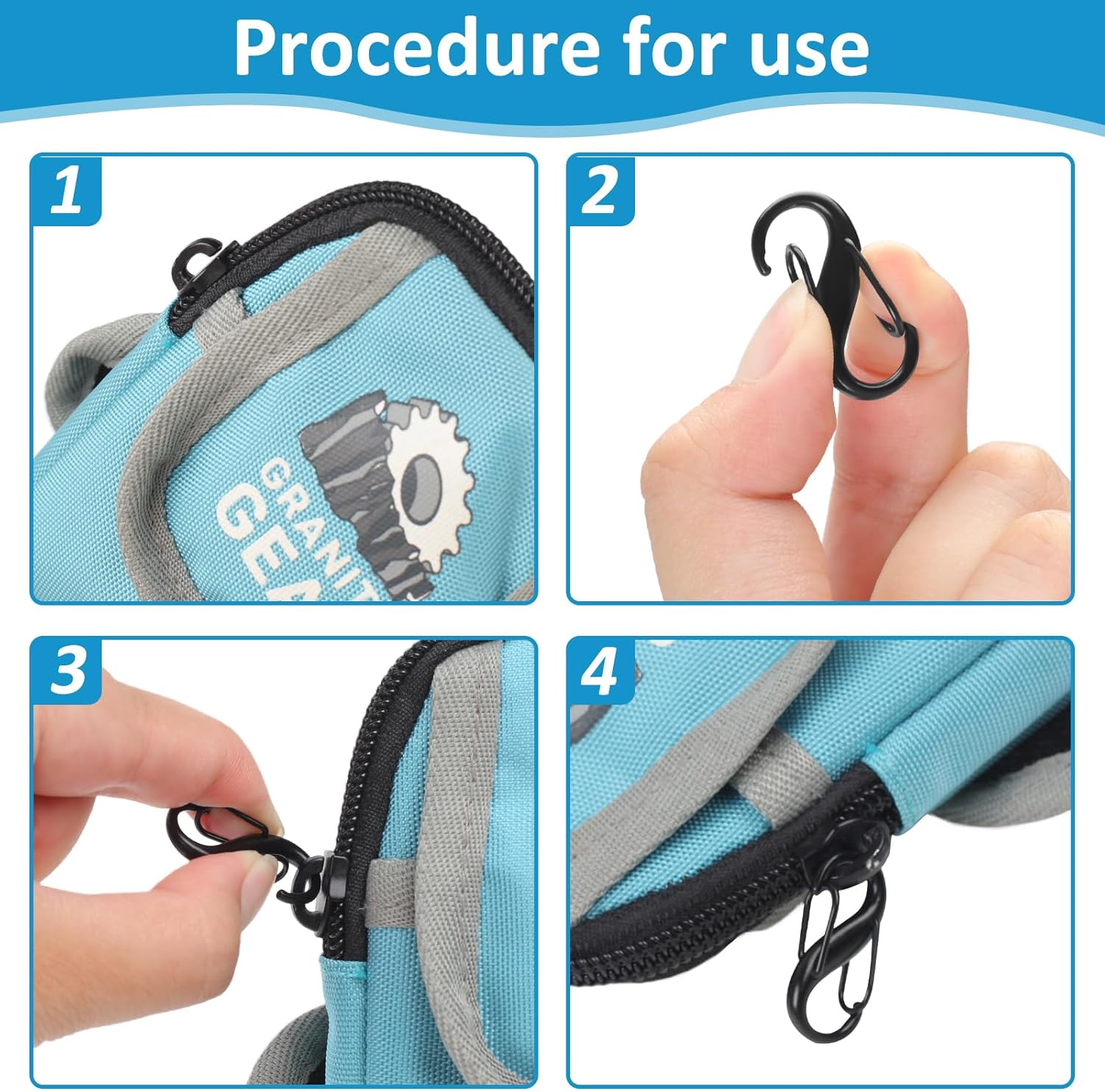 Lock Combo, Total 21PCS Clips  - Backpack Lock Combo บทวิจารณ์และราคา