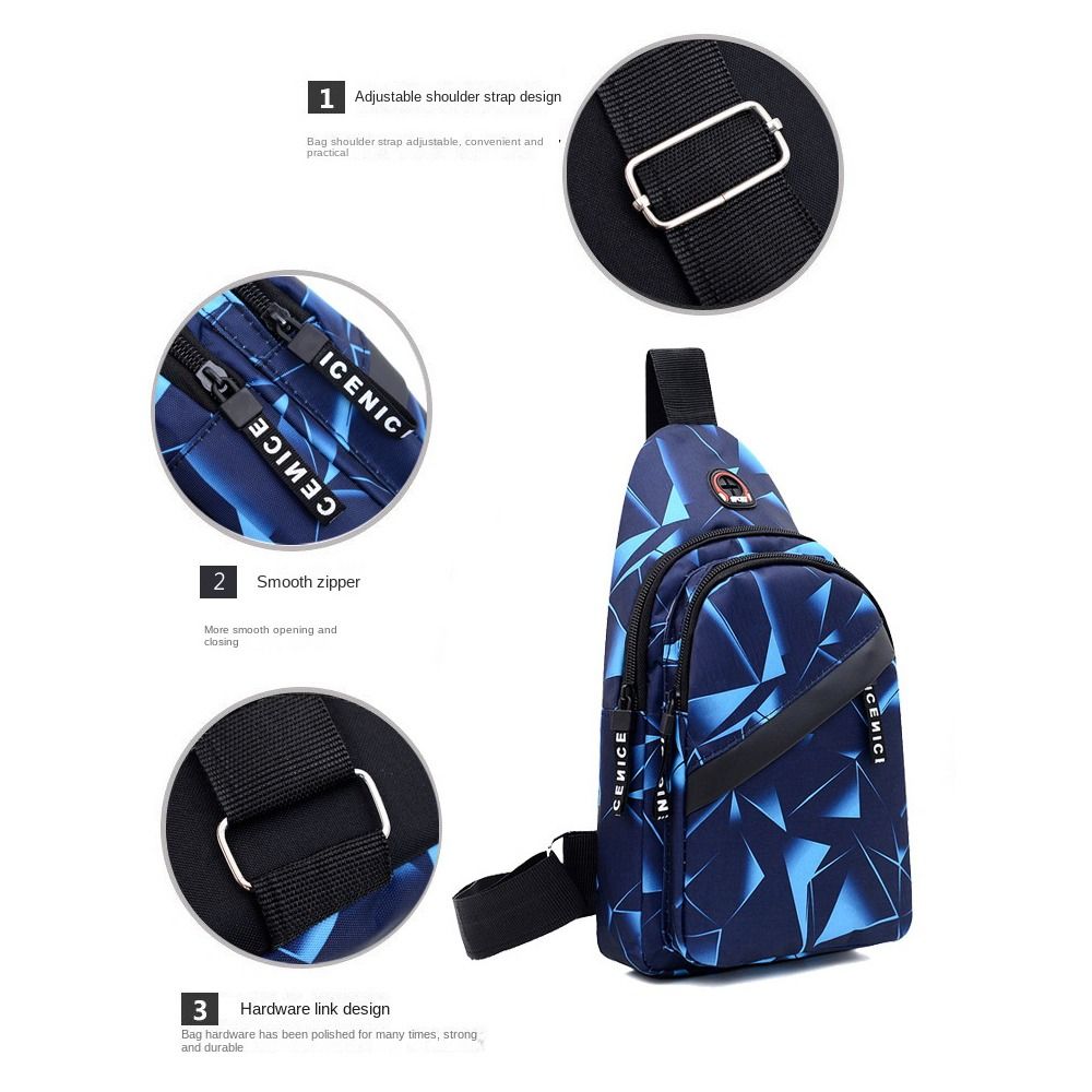 Fashion 2-Layer Chest bag Trav - Sling Backpack Shoulder บทวิจารณ์และราคา