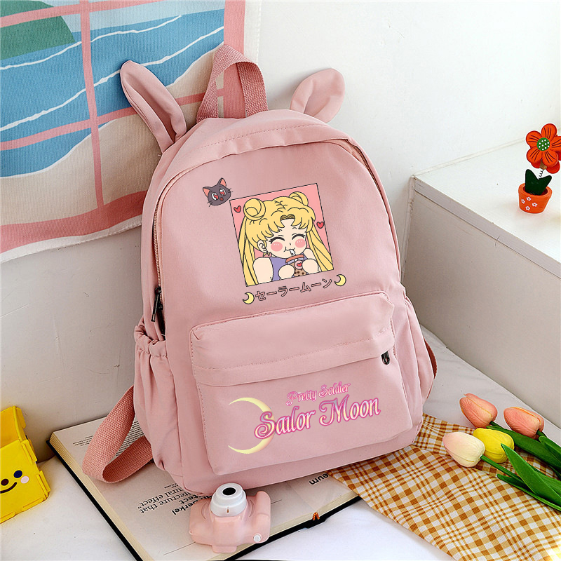 Sailor Moon School Bag Anime C - School Backpack Teen บทวิจารณ์และราคา