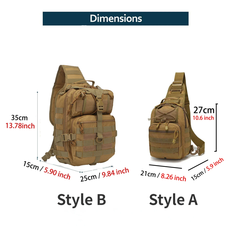 Tactical Assault Pack Sling Ba - Rucksack Military Style บทวิจารณ์และราคา