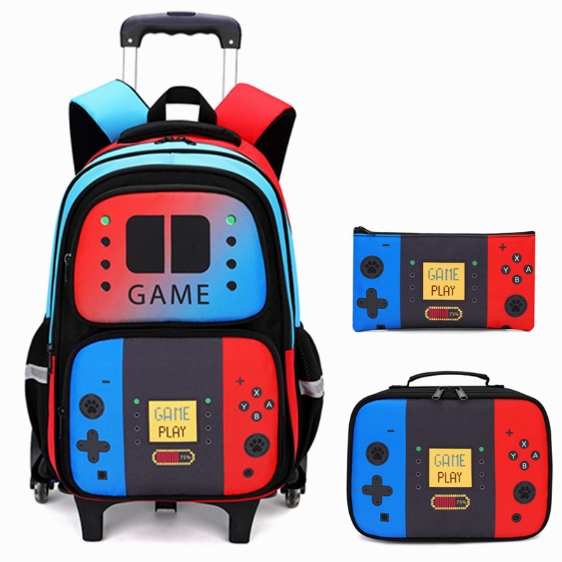 3PCS Kids Rolling Backpack for - School Backpack Teen บทวิจารณ์และราคา