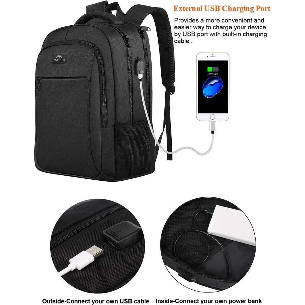 MATEIN BusinLaptop Backpack, 1 - Laptop Backpack 15.6 บทวิจารณ์และราคา