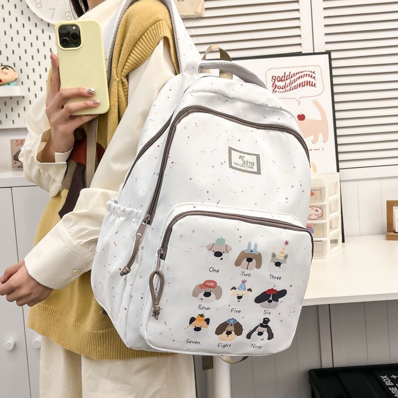Cute Aesthetic Cartoon Backpac - School Backpack Teen บทวิจารณ์และราคา