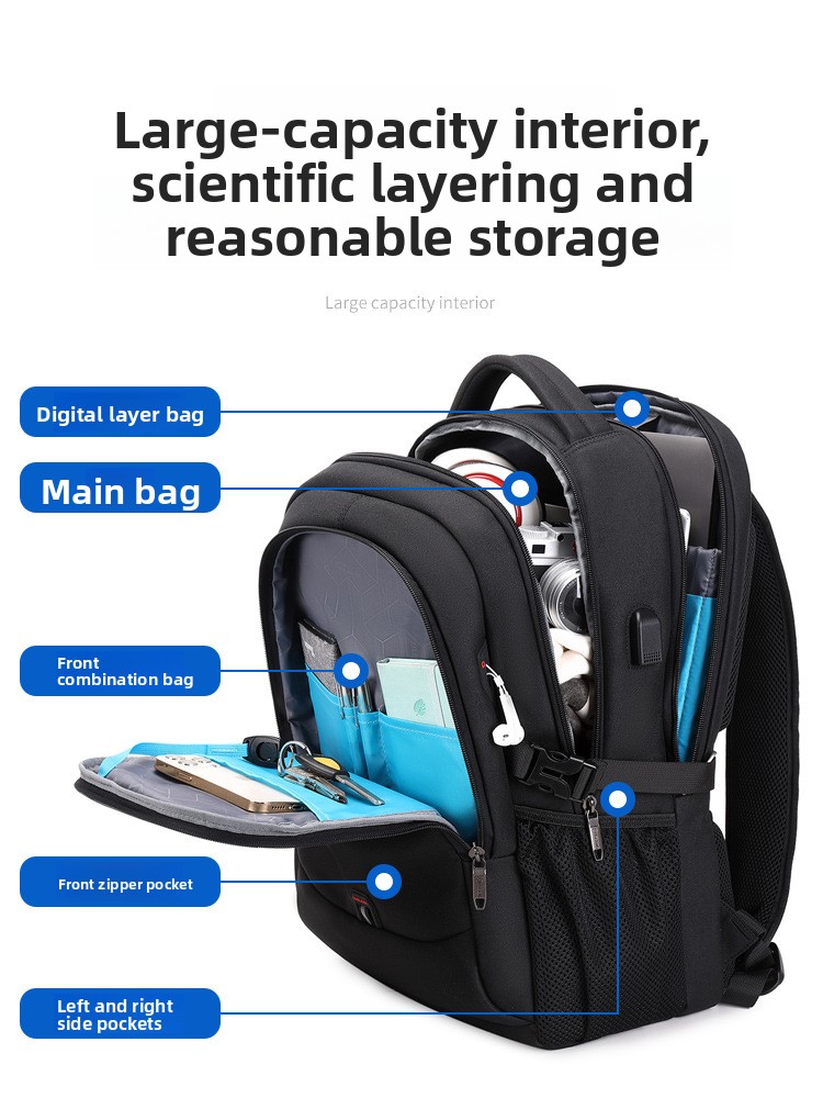 New Customizable Logo Backpack - Business Backpack Brief บทวิจารณ์และราคา