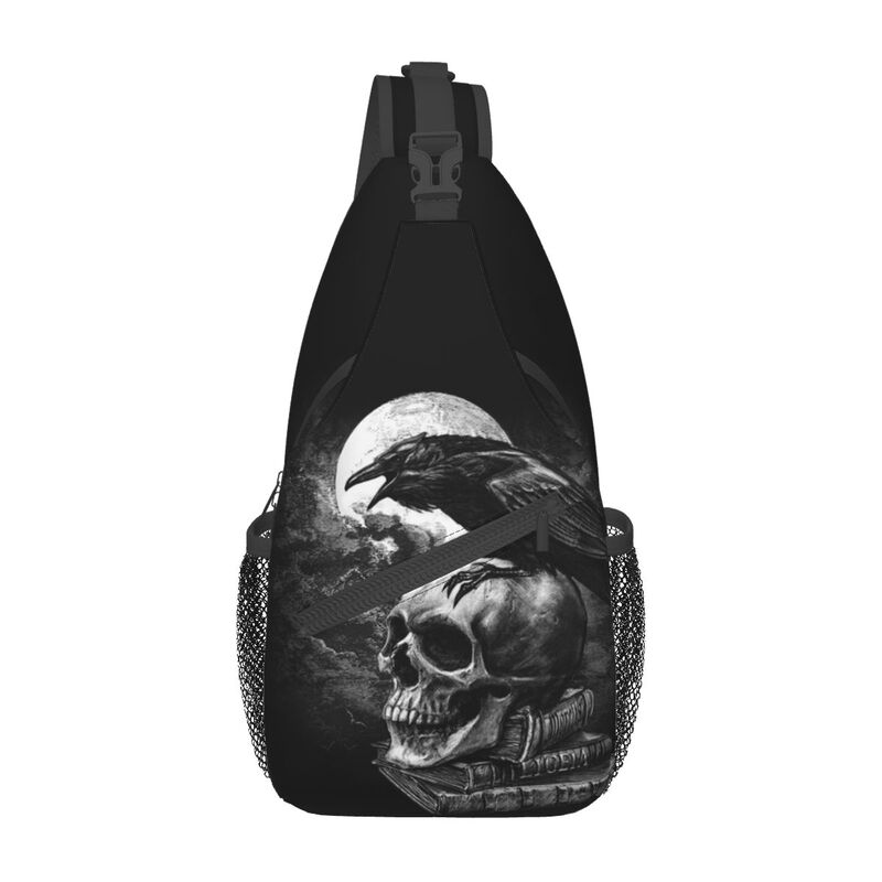 Crow The Skull Sling Crossbody - Sling Backpack Shoulder บทวิจารณ์และราคา