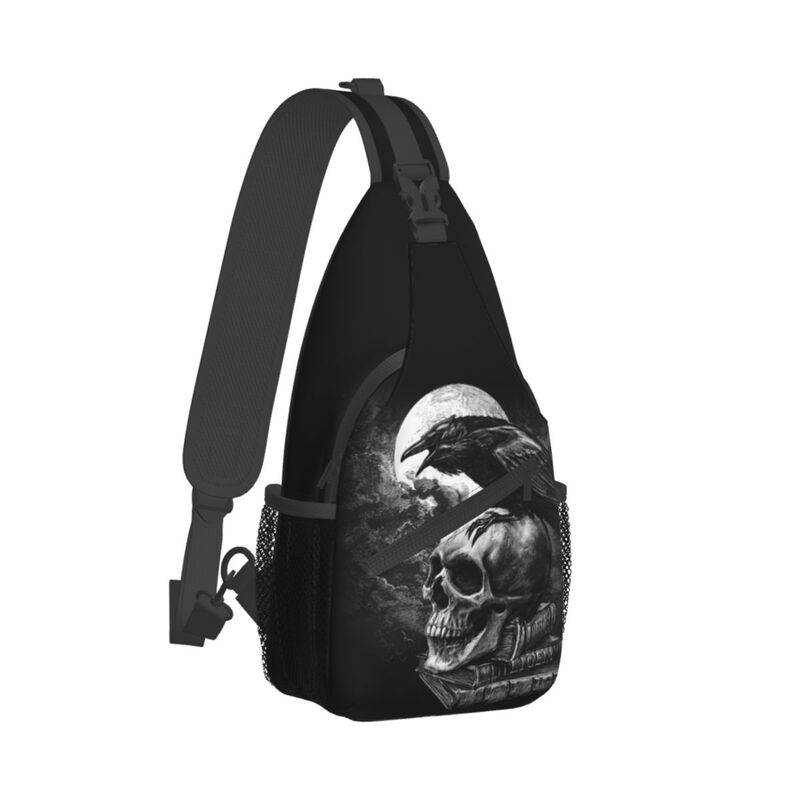 Crow The Skull Sling Crossbody - Sling Backpack Shoulder บทวิจารณ์และราคา
